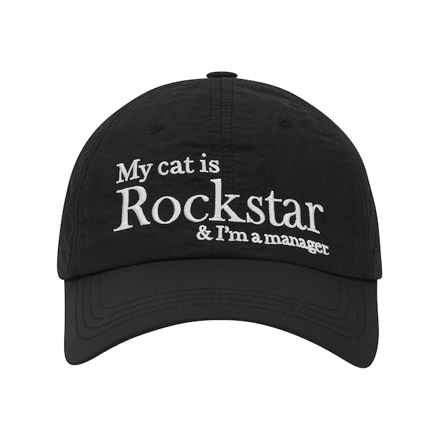 [ JOEGUSH ] Rockstar cat cap (Black) 正規品 韓国ブランド 韓国代行 韓国通販 韓国ファッション キャップ 帽子