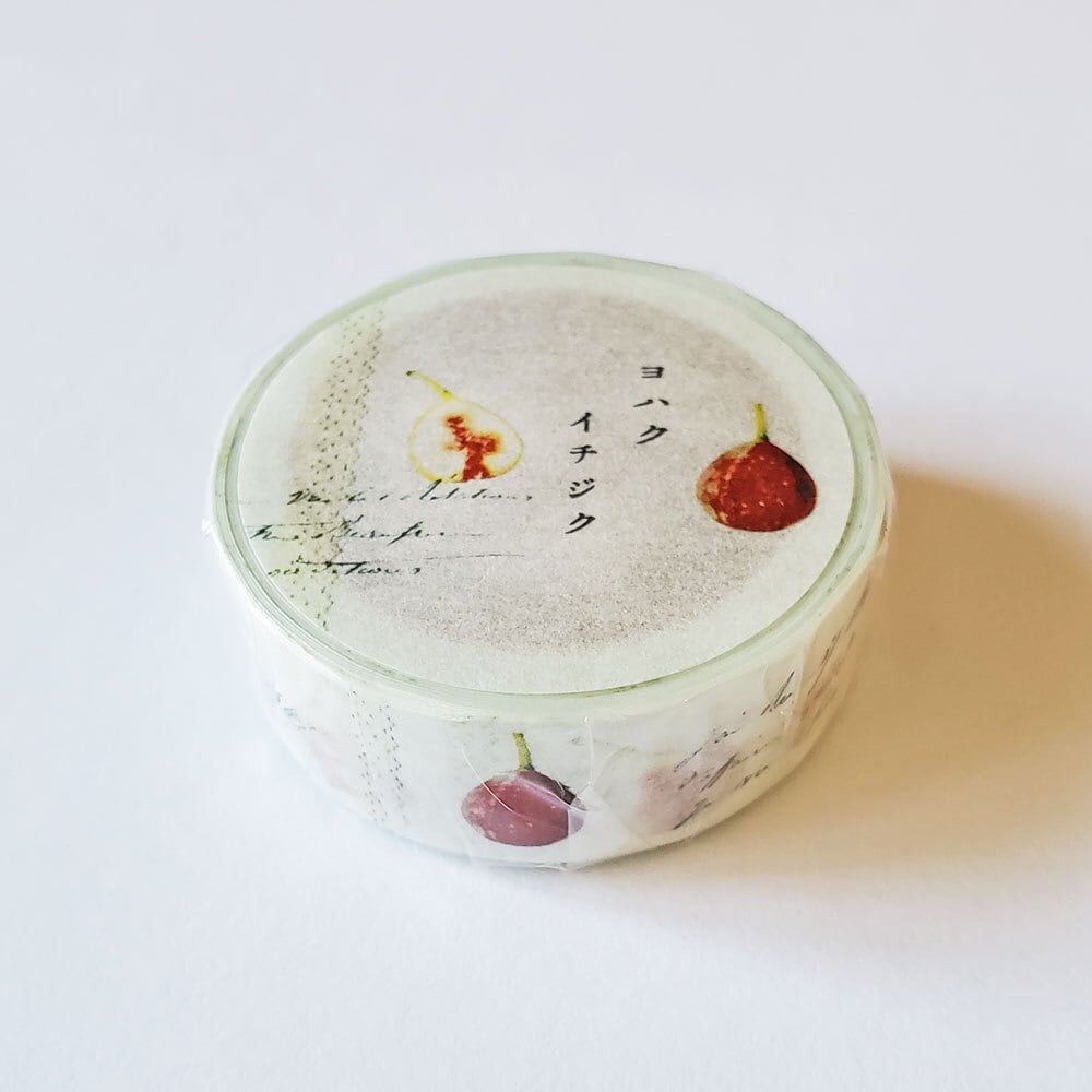 ヨハク マスキングテープ イチジク Y-178 | hacohalu 紙雑貨・文具専門店