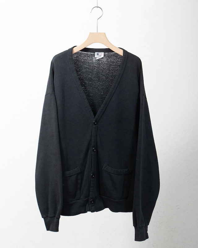 good faded sweat cardigan