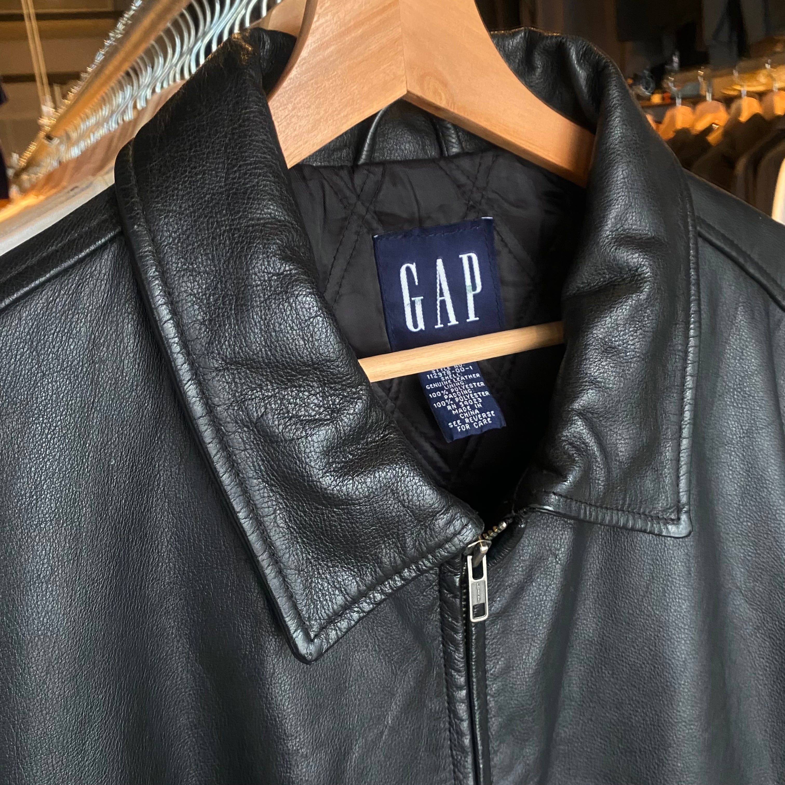 XL 00's/2000 GAP レザー ジャケット | ROW used clothing