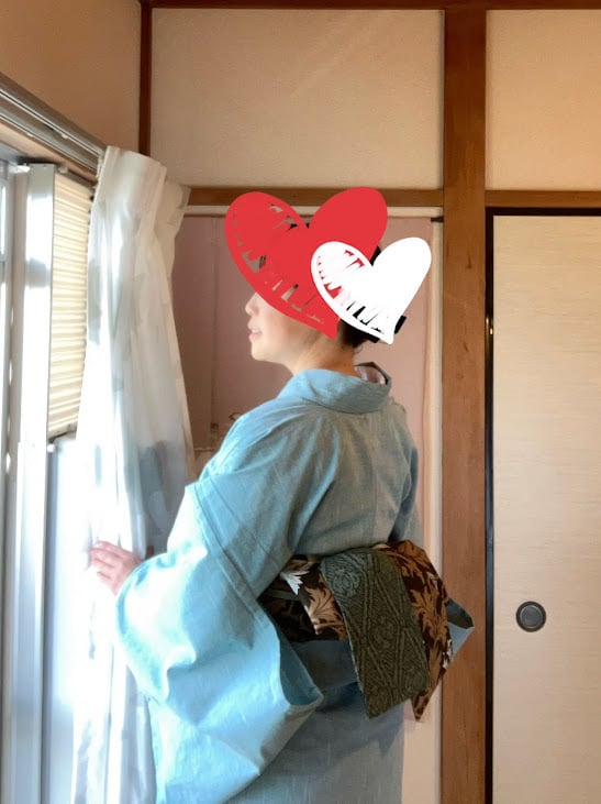 半幅帯 長尺 ウィリアムモリス アネモネ 赤茶×ウィローボゥ