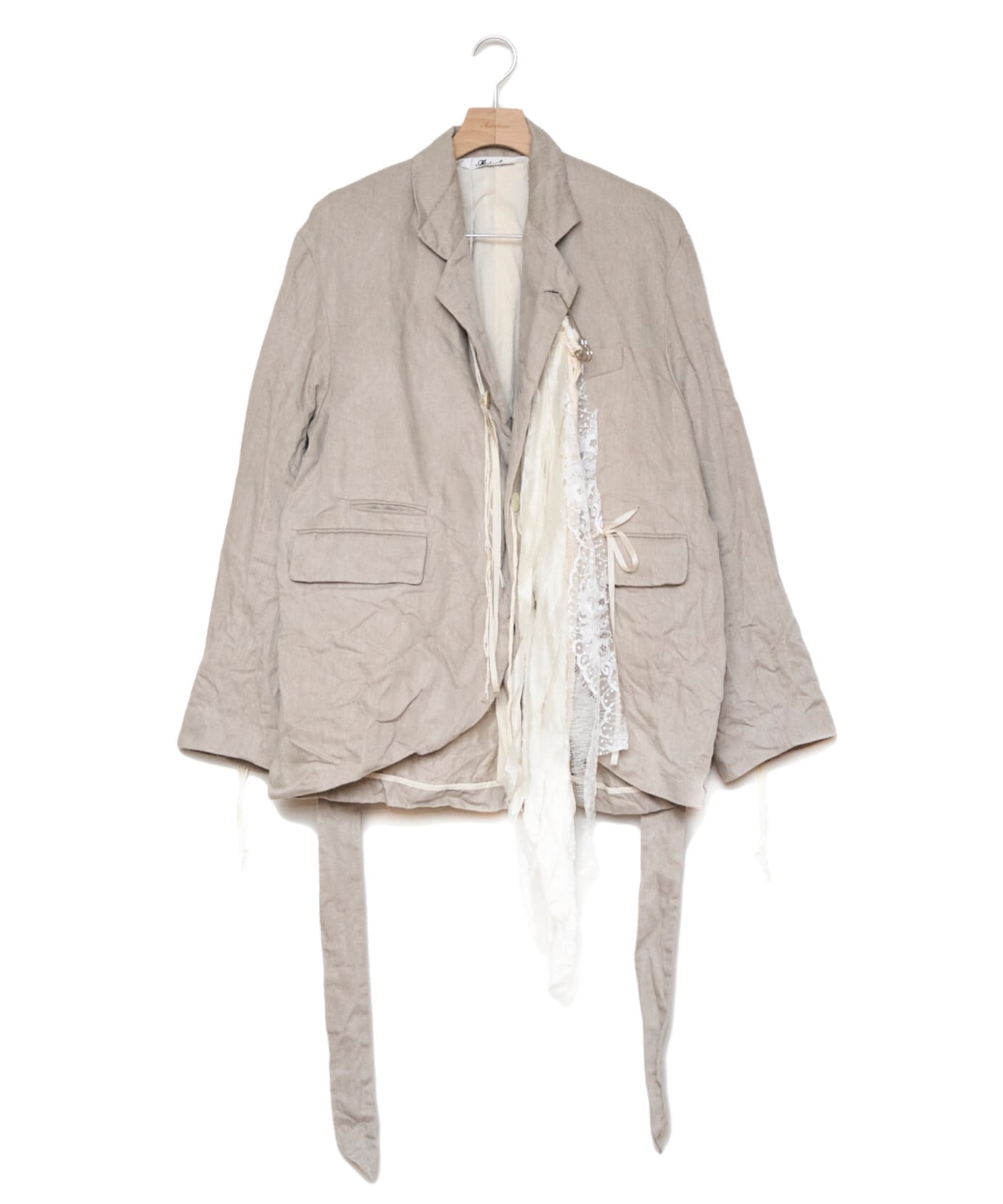 Midorikawa / MID26SS-JK05 LINEN JACKET (IVORY) | AfterSchool