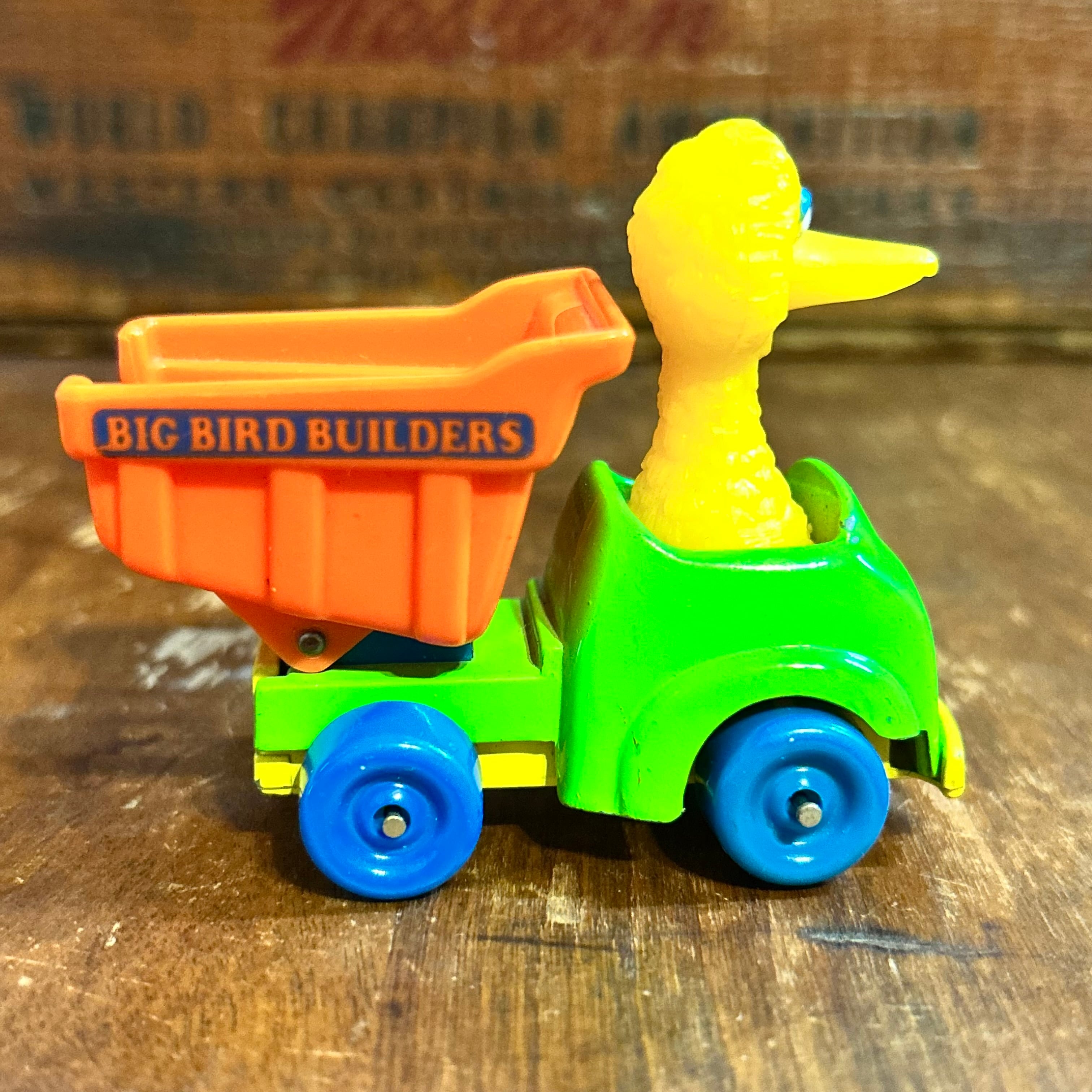 1982 セサミストリート ビッグバード ダンプカー ミニカー ダイ