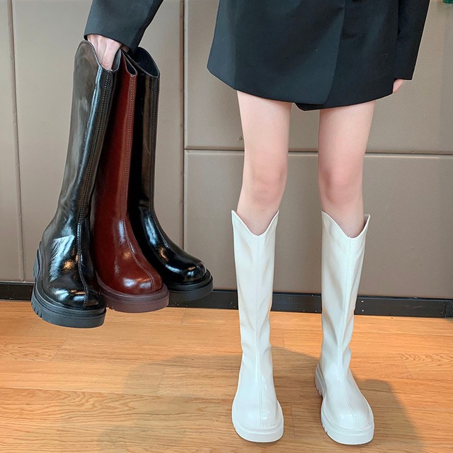 ブーツオータムレッドスタンダードブラックショート レトロ 靴 シューズ 秋物 部族の婦人靴64156625250