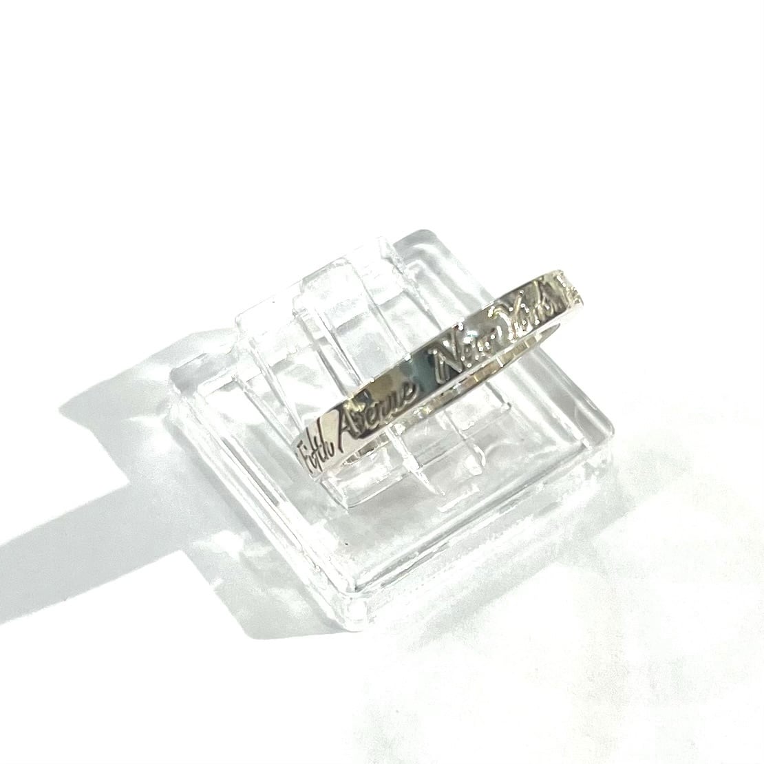 TIFFANY＆CO】【9号】 2508 ティファニーaddressナローリング 指輪