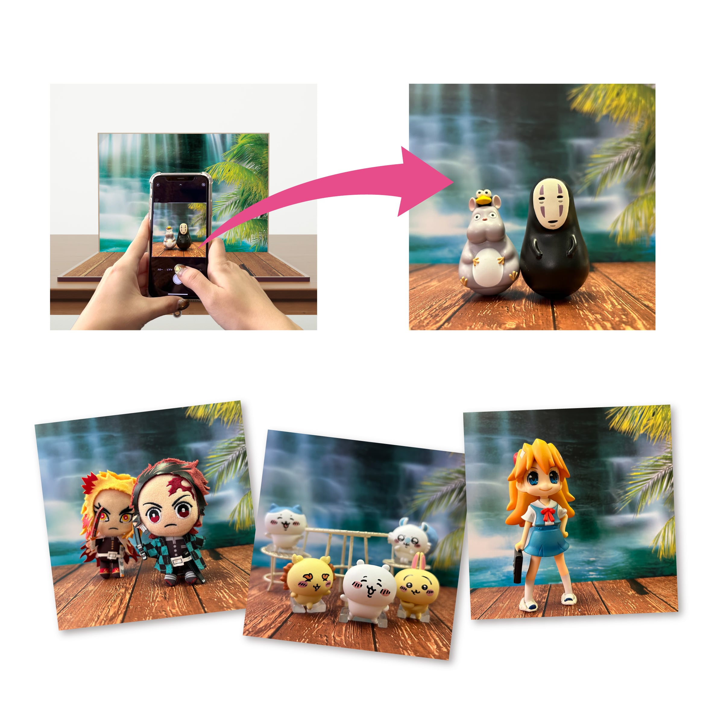 フィギュア用撮影ブースセット018（figure photo booth set 018