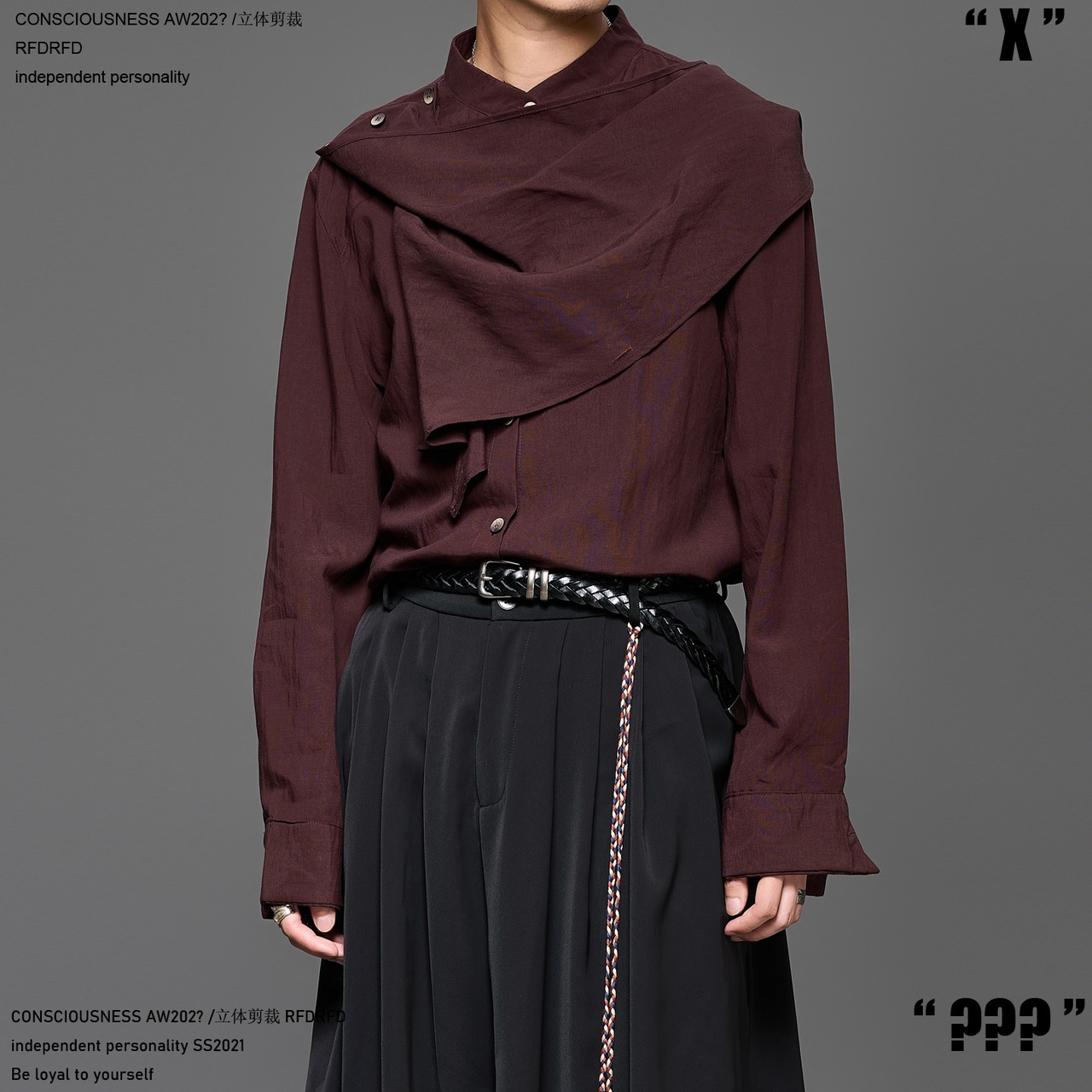 RFDRFD 26SS ショールカラー ウィザードシャツ