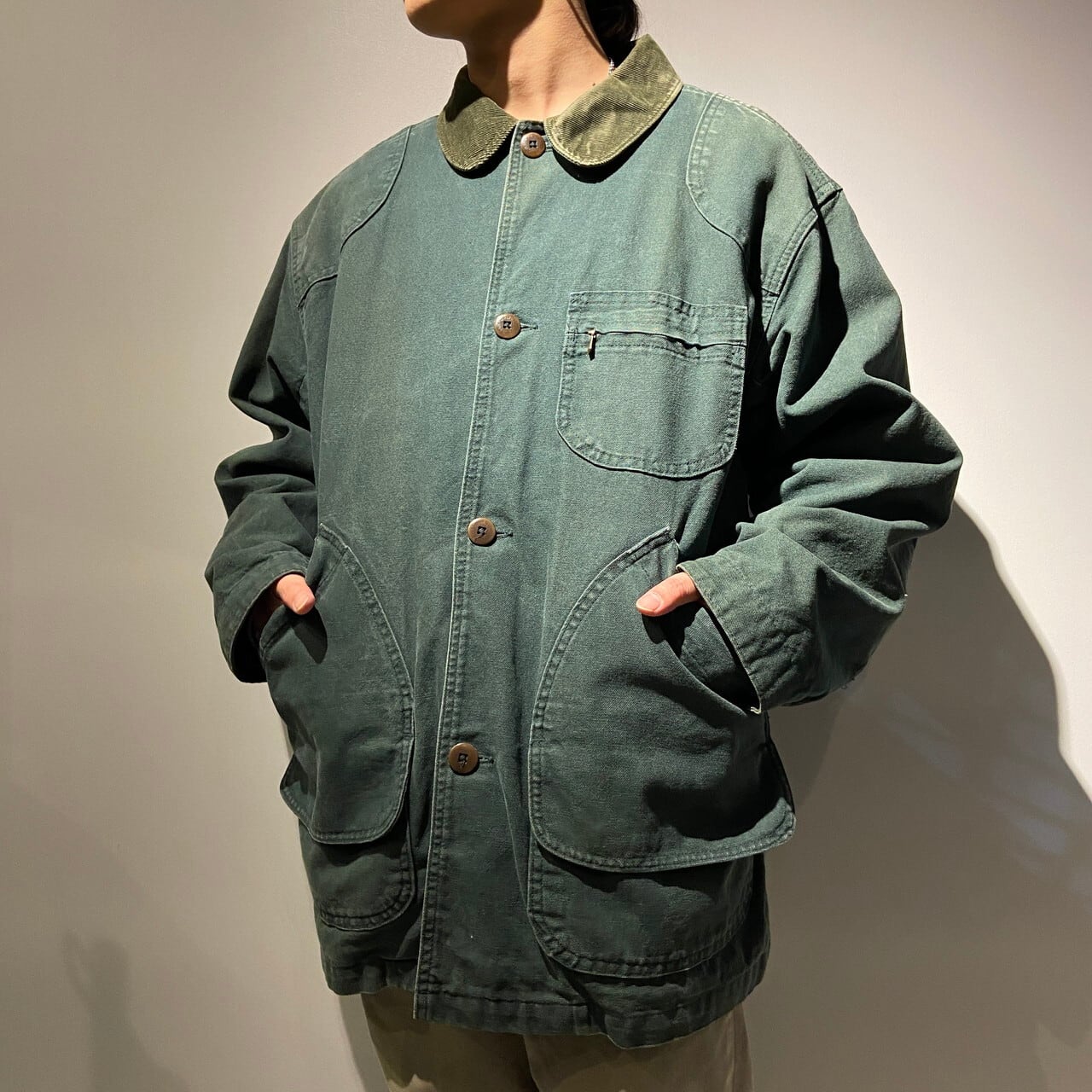 80年代 L.L.Bean エルエルビーン ダック地 ハンティングジャケット 