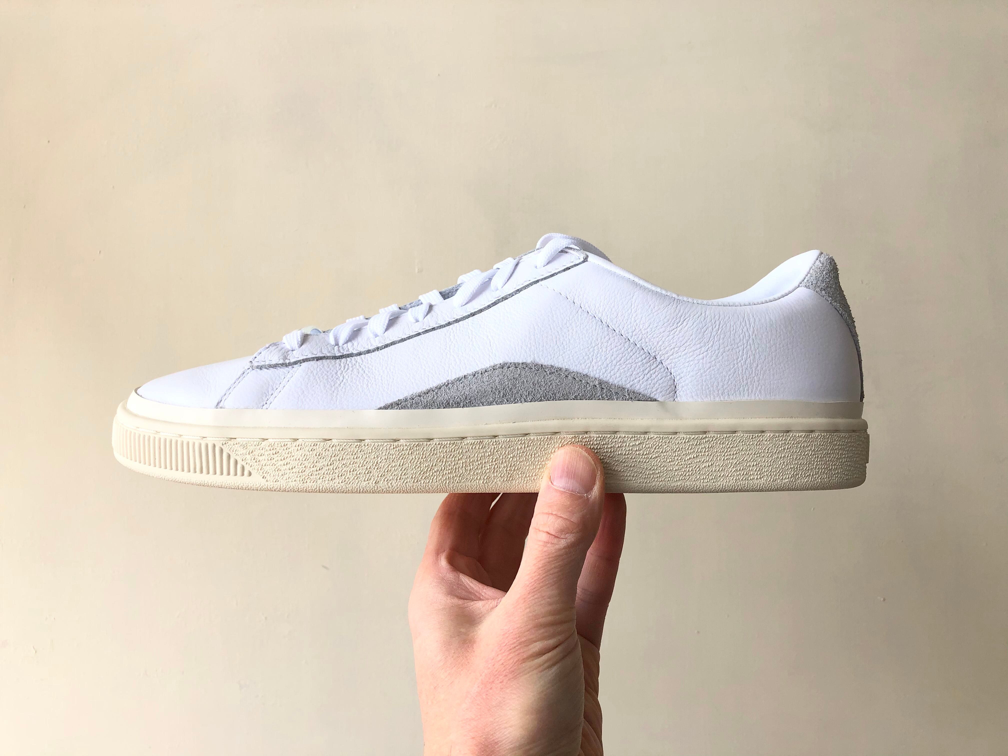 PUMA BASKET HAN / 30cm (PUMA WHITE-WHISPER WHITE) | "JACK OF ALL TRADES" 万屋  MARU