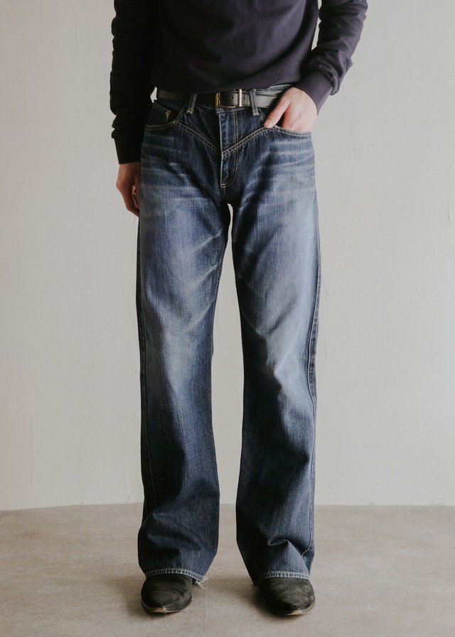 ISSEY MIYAKE 05SS semi flare 6 pocket jeans
