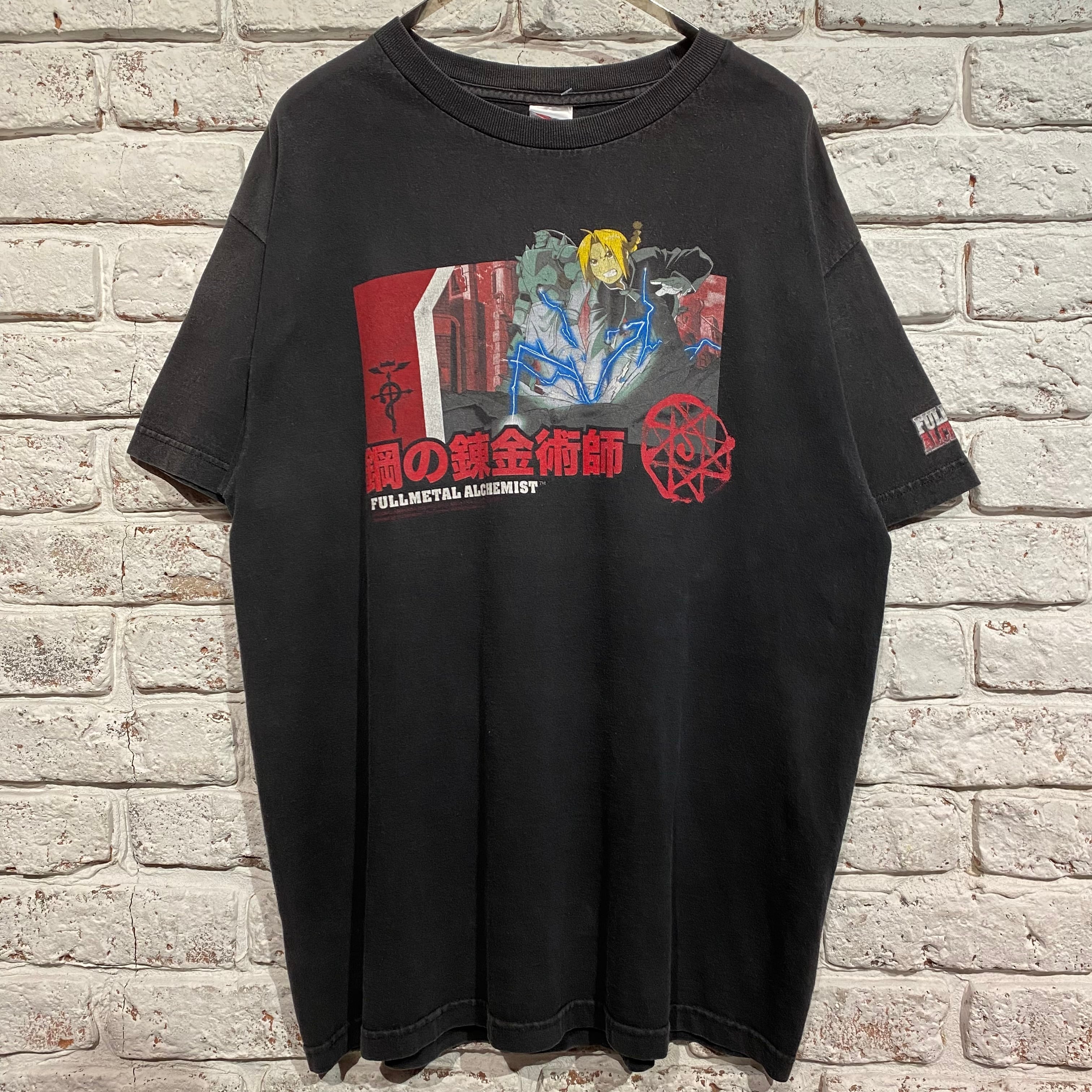 鋼の錬金術師 ハガレン フルメタルアルケミスト プリント Tシャツ XL