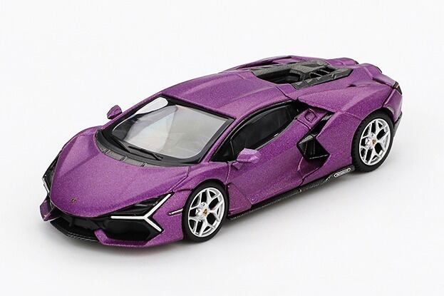 MINI GT 1/64 ランボルギーニ レヴエルト Viola 30th Matte(パープル)(左ハンドル)