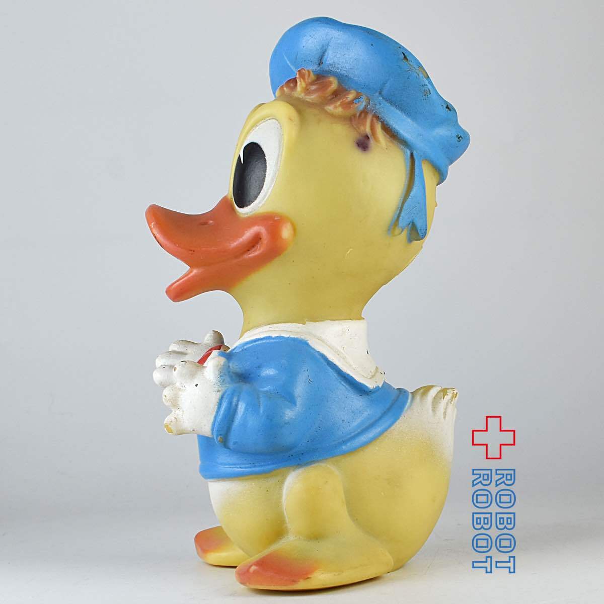 レドラ　ディズニー　ドナルドダックのソフビ W.D.P H.H ディズニー ドナルドダックスクイーク ラバードール