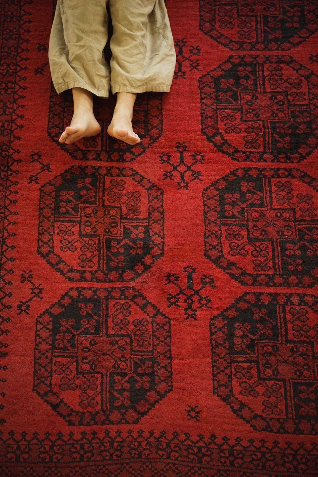 1015 -Vintage Turkmen Filpai rug
