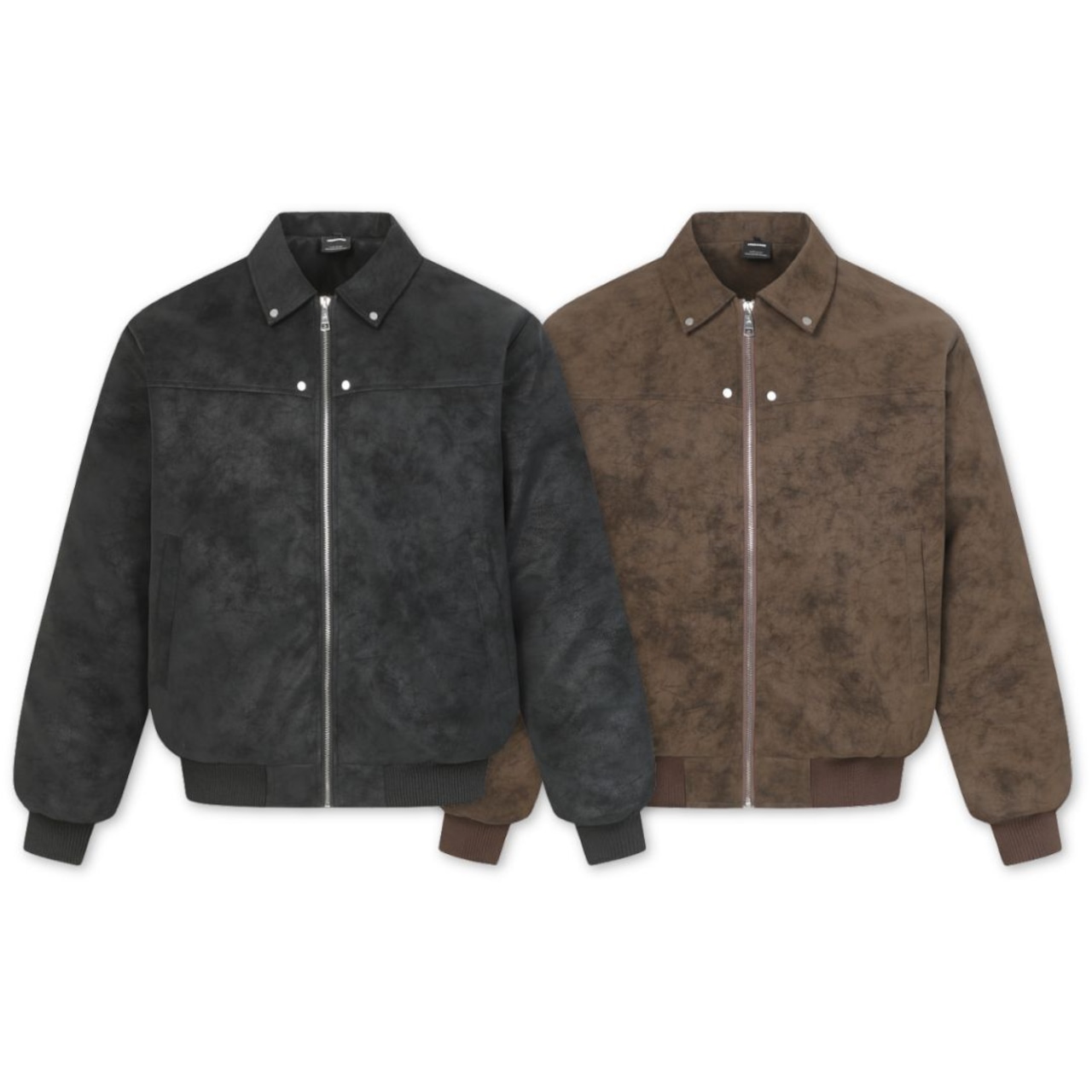 【暖かさUP】PUレザー中綿ジャケット T1914