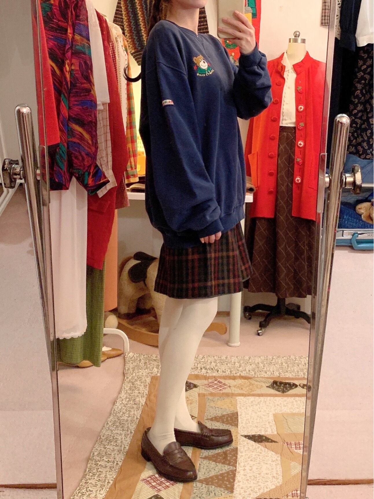 MIKIHOUSE / bear wappen sweat