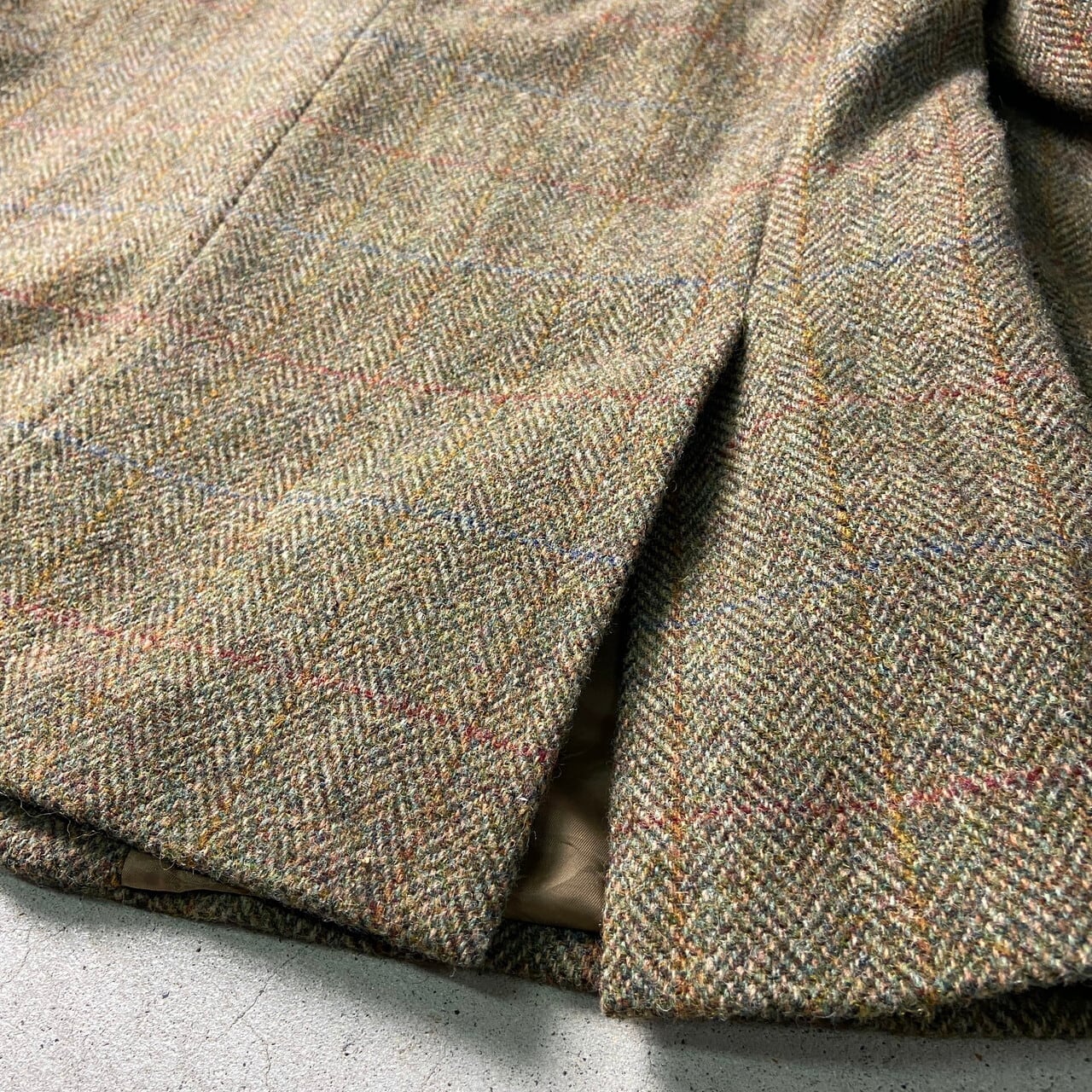 90年代〜 HARRIS TWEED ハリスツイード ウールテーラードジャケット