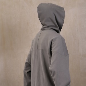 カジュアルスプリット両ジップパーカー　0815