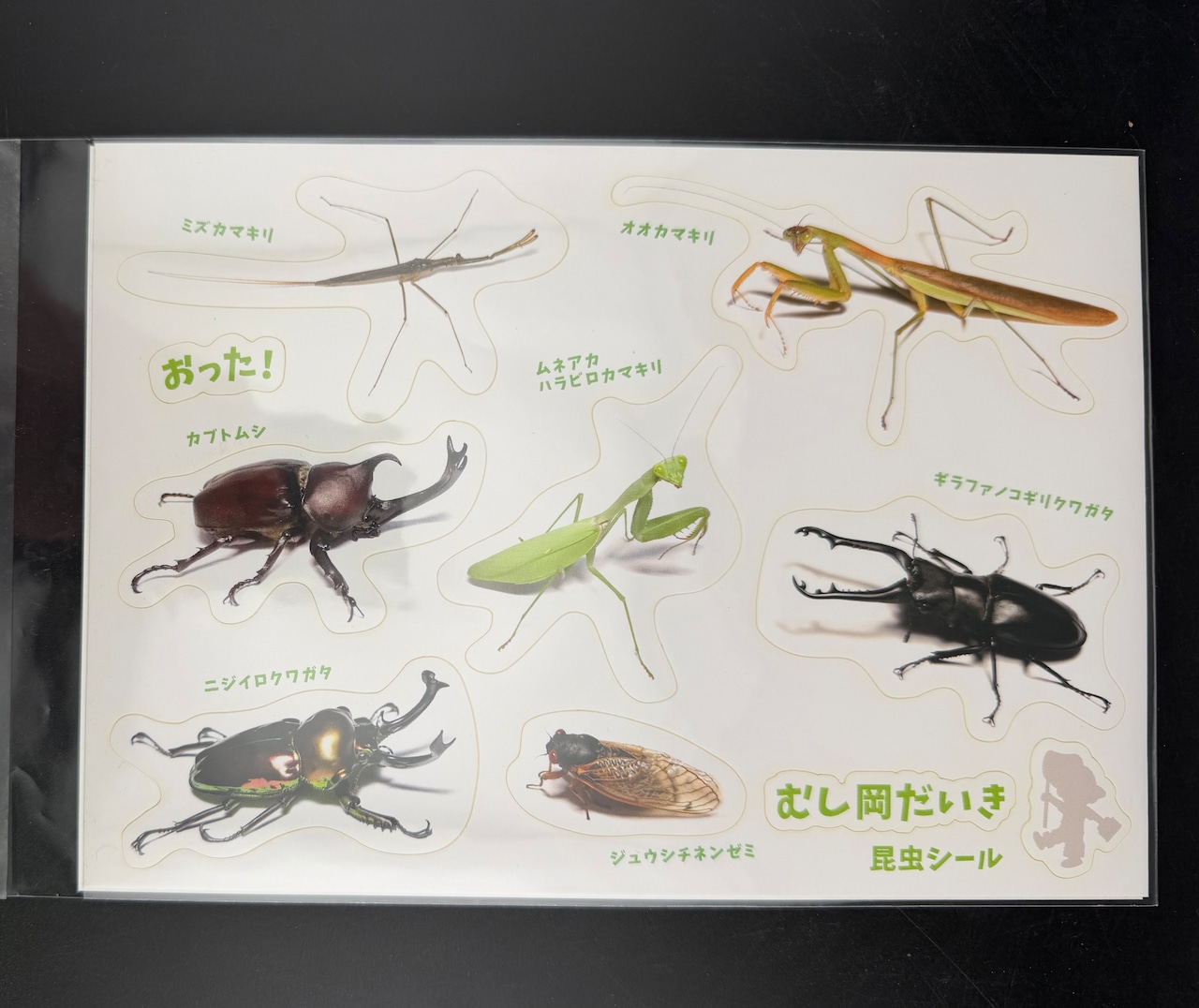 【むし岡だいき】昆虫マルチシール