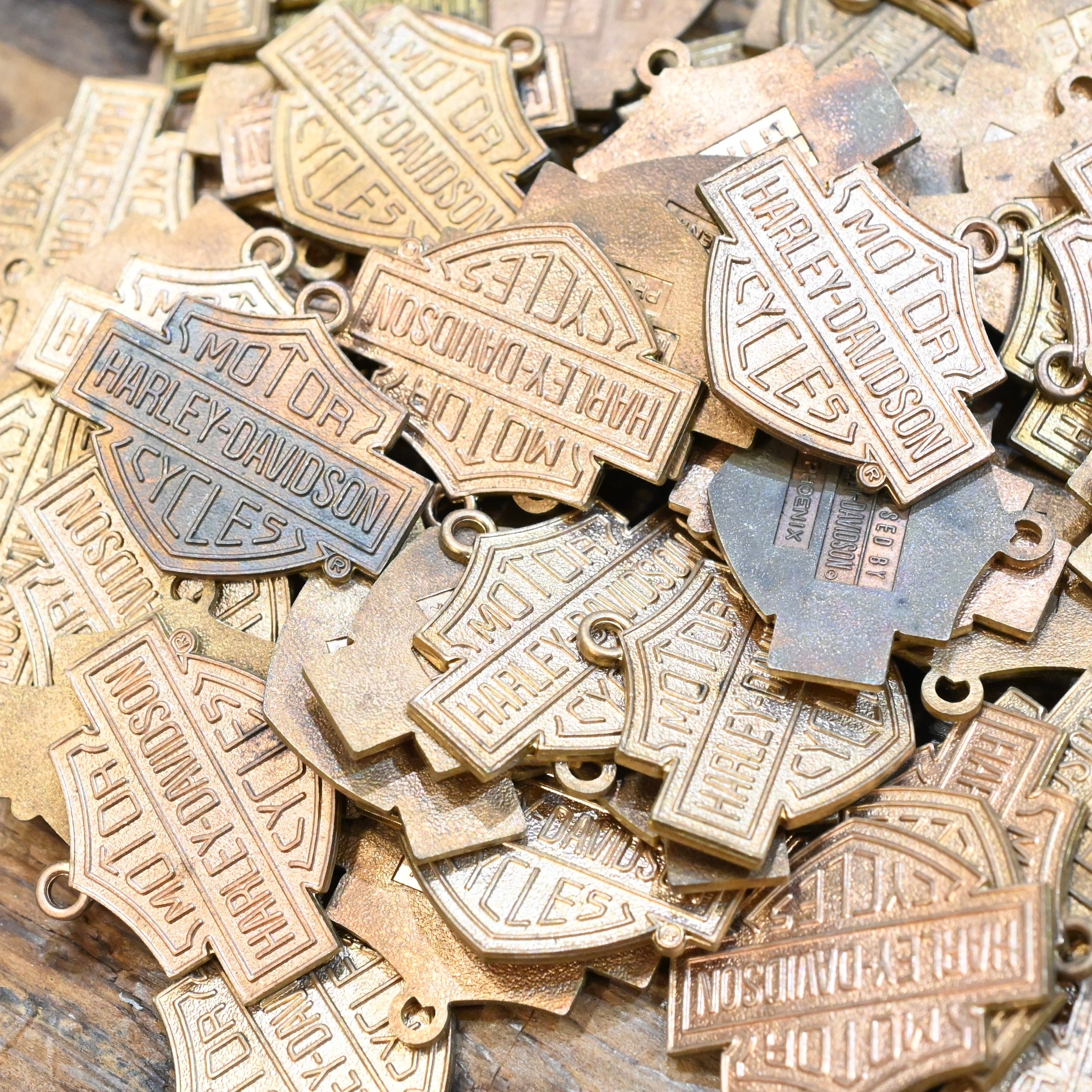 Vintage 70's~ Harley Davidson Key Chain | Button Works Store