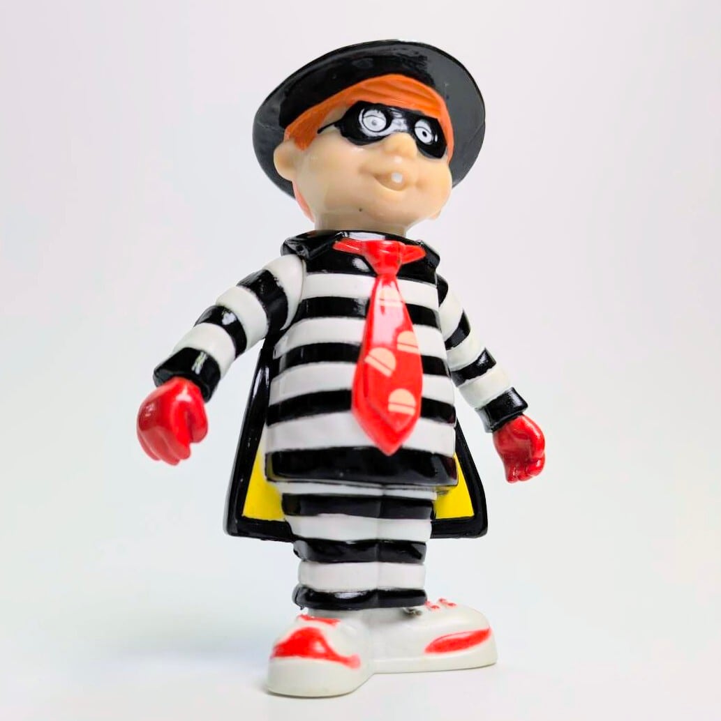 ☆ VINTAGE ☆【 McDonald's ( マクドナルド )】 1993年ハッピーセット『ドナルドとなかまたち』 ハンバーグラー 〚アメリカン雑貨 アメトイ〛