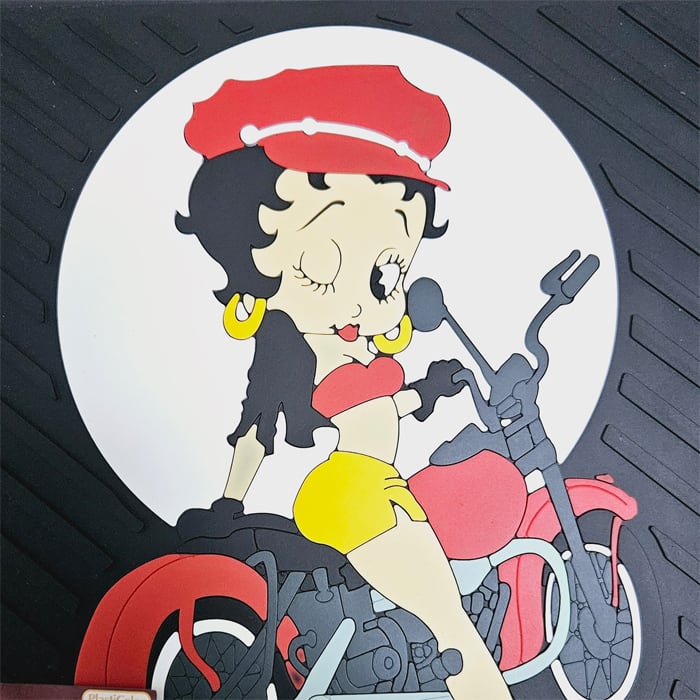 Betty Boop ベティー ブープ ラバーマット ユーティリティー マット