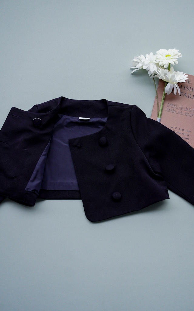 ダブル釦ジャケット<Navy>