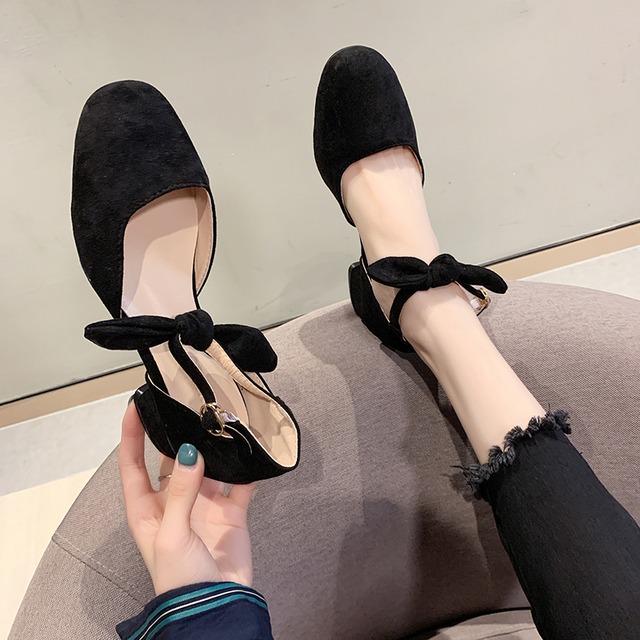 シックなヒールの靴女性2020夏のファッションの新しいバージョンスエードミッドタイドinsタイドフェアリーウィンドハイヒール 部族の婦人靴6039810