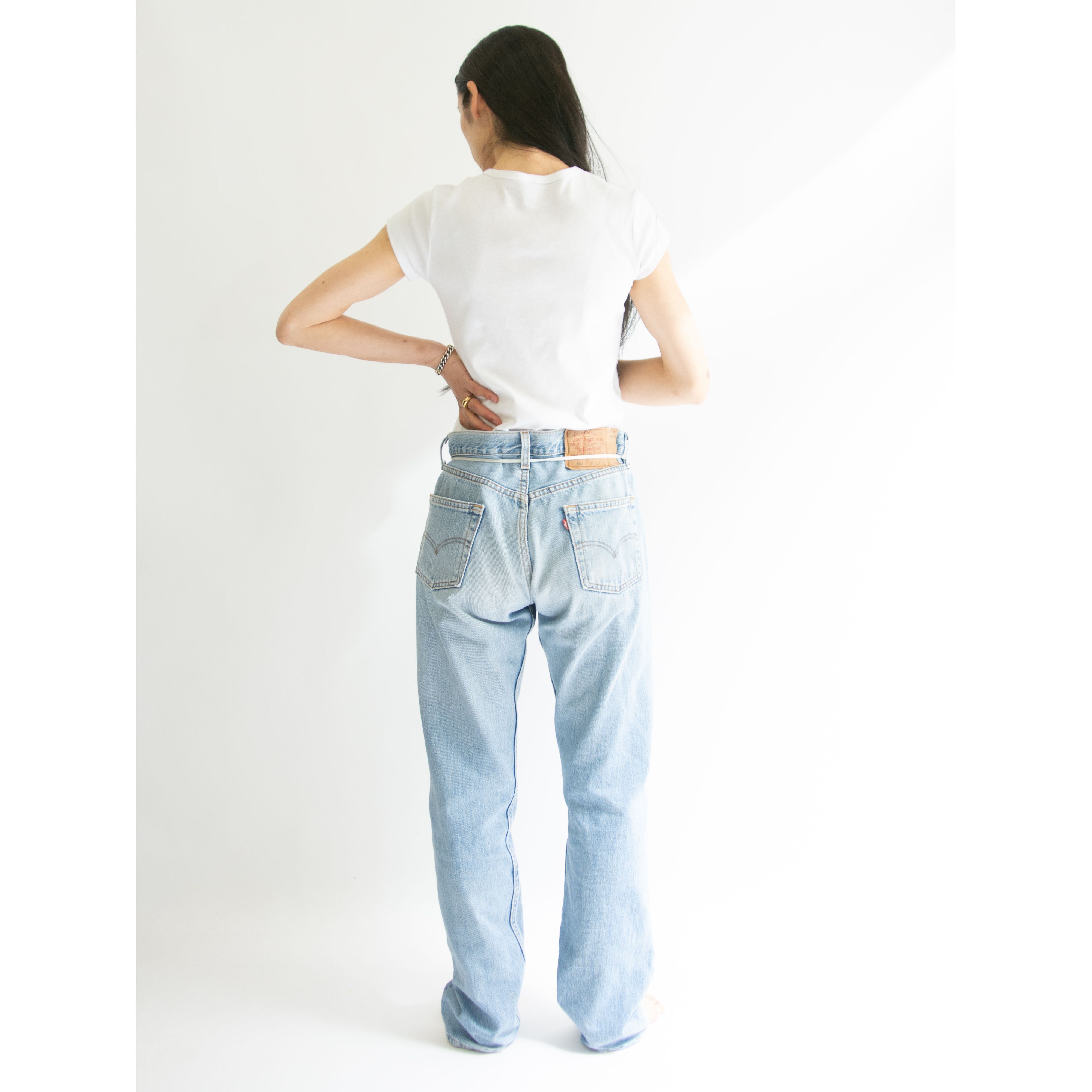【LEVI'S 501】Made in U.S.A. 90's Straight Denim Pants W30 L32(リーバイス アメリカ製 ストレートデニムパンツ ジーンズ)