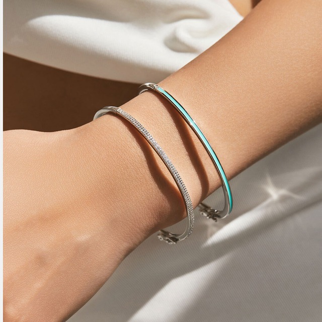 S925シルバー ブレスレット｜華やかでラグジュアリー、フルダイヤデザイン レディース