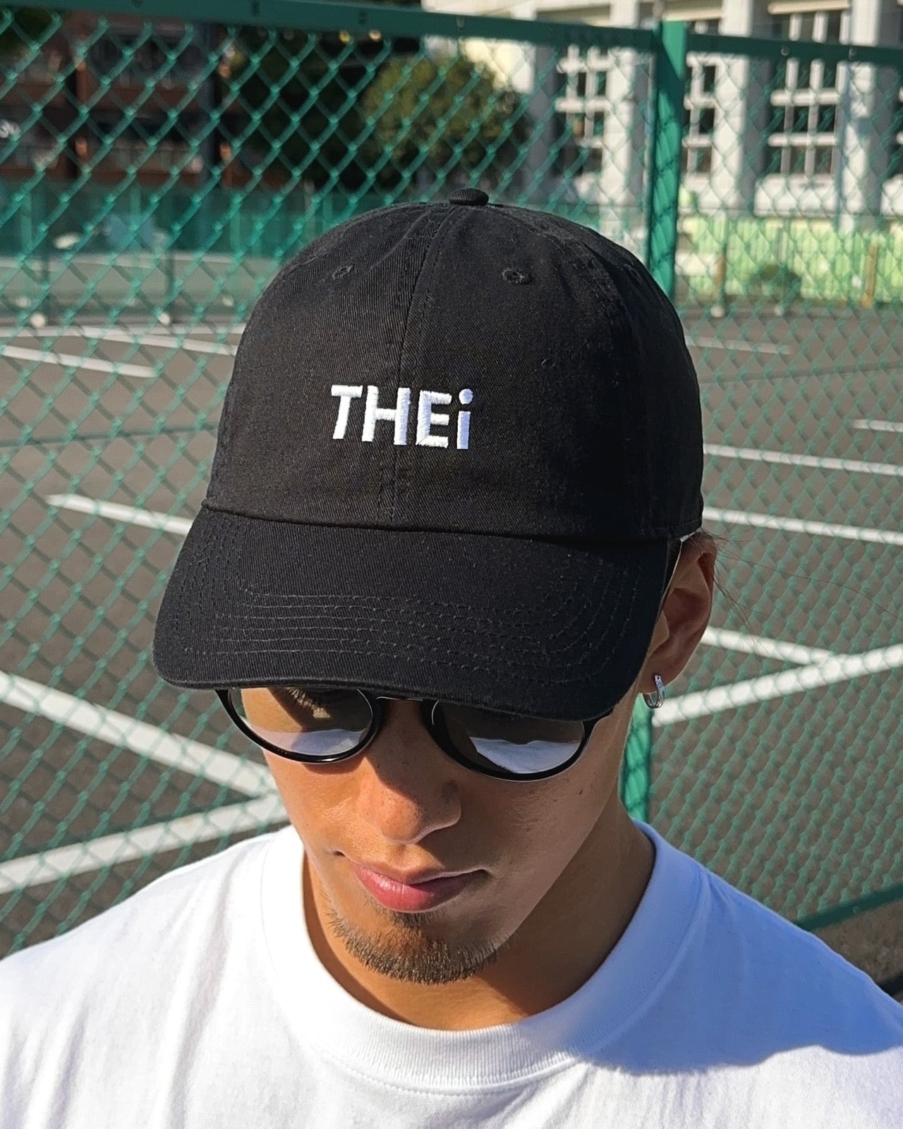 BASIC ONE POINT LOW CAP - BLACK