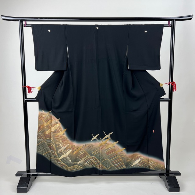 黒留袖 留袖 中古品  P-25 HAA1547000