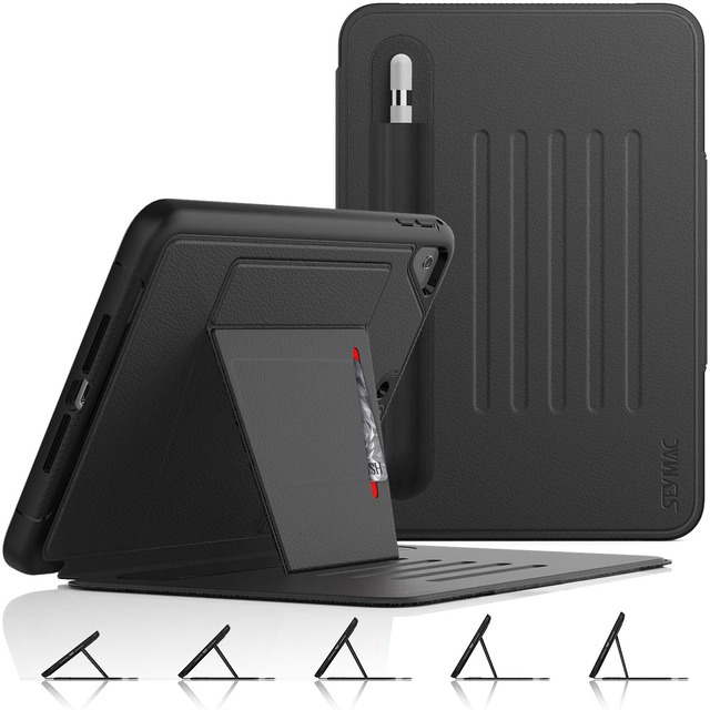 SEYMAC stock iPad Mini 5/Mini 4 (2019/2015) 7.9インチ専用耐衝撃 ケース，ブラック
