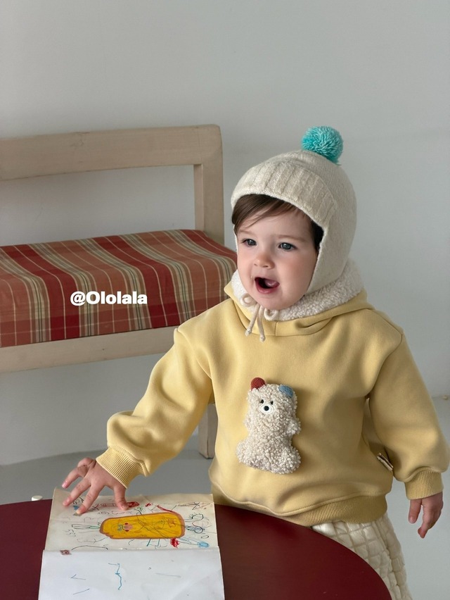 Ololala［取寄］ggoma gom 起毛 hood mtm 26winter