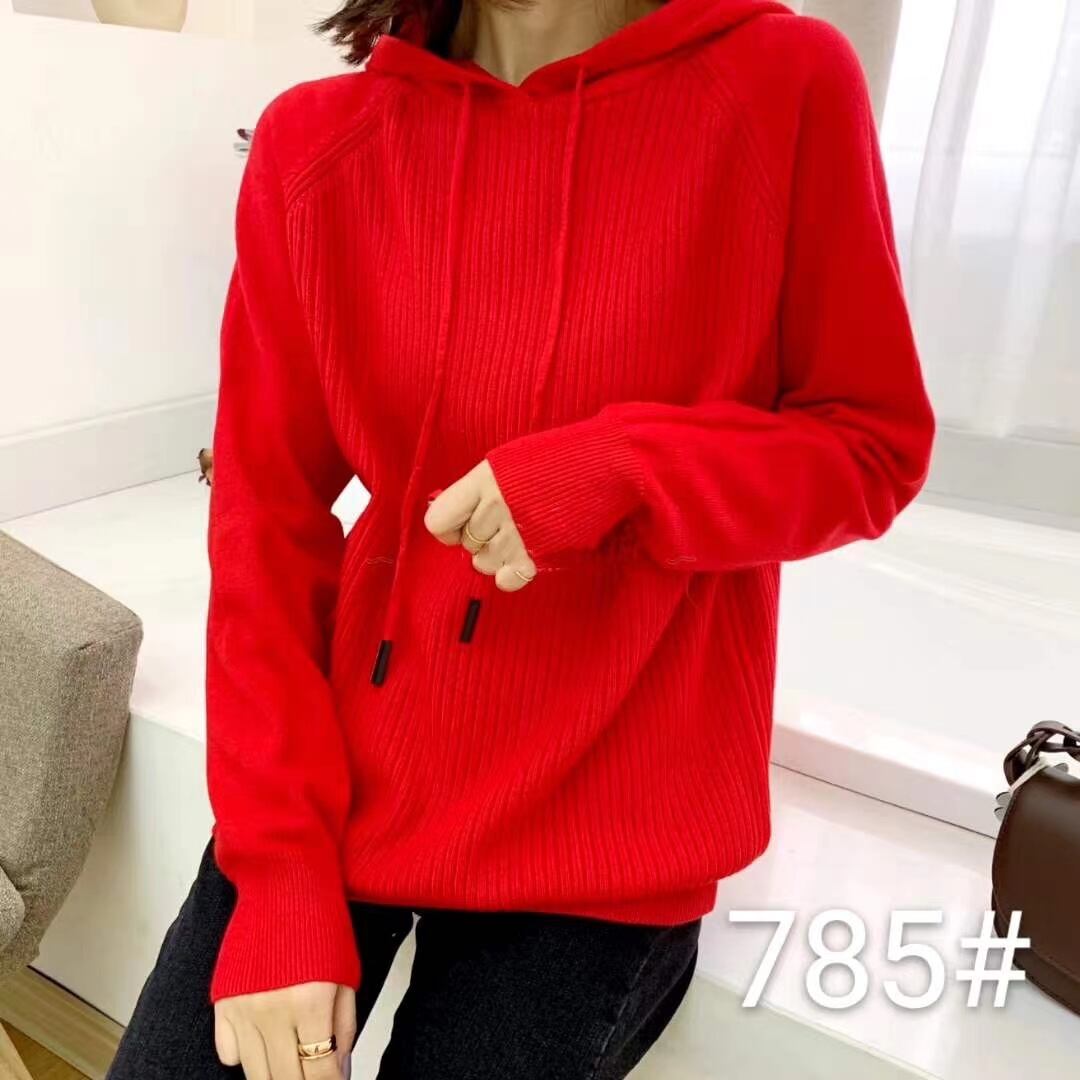 ニットフーディプルオーバー　AJ111-785