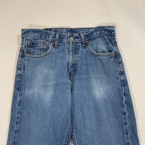 8750 リーバイス 505 デニムパンツ ストレート 定番  縦落ち W31