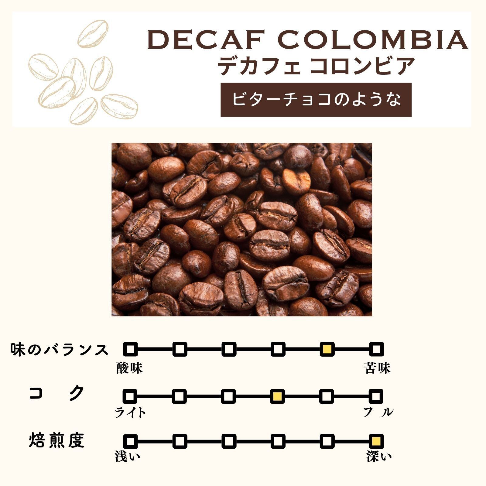 お試しサイズ45g【芳醇なコク】酸味少なめデカフェ コロンビア