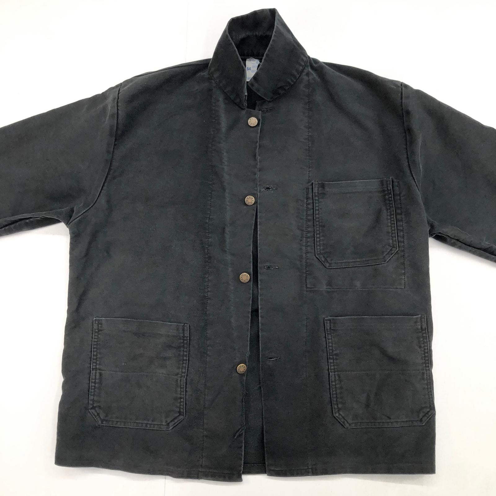 80s 90s 古着 VINTAGE ユーロ ワーク ジャケット フェード UNKNOWN 80- 90年代 EURO WORK ユーロワーク ブラック エレファント