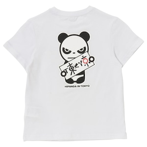 送料無料 【HIPANDA ハイパンダ】キッズ Tシャツ【日本限定】KID'S  TOKYO HIPANDA CHARACTERS BACK PRINT  SHORT SLEEVED T-SHIRT / WHITE・BLACK