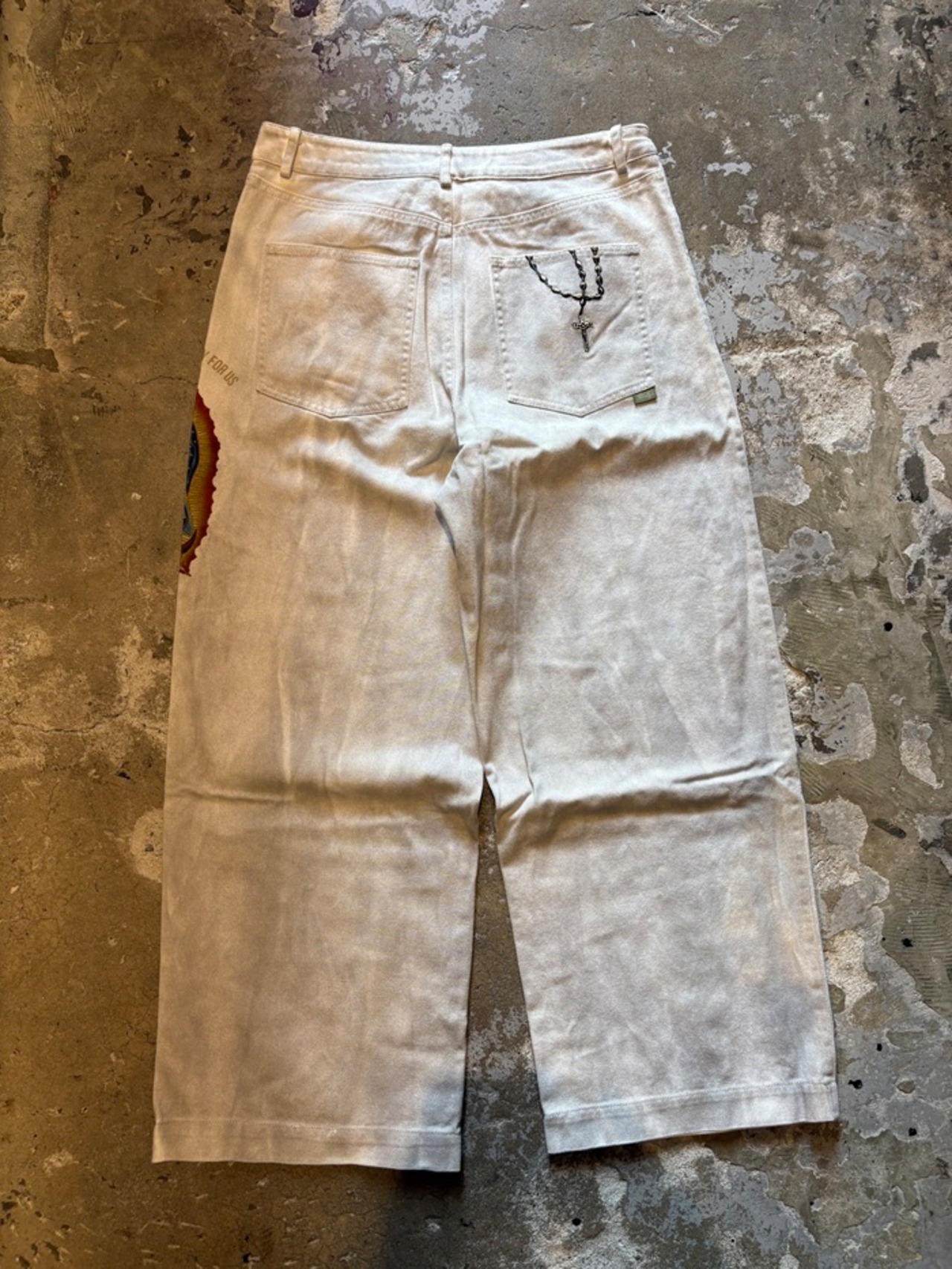 Subciety / Faded madonna denim pants / DENIM PANTS / DENIM / デニム / WHITE / 153-01217 - 6
