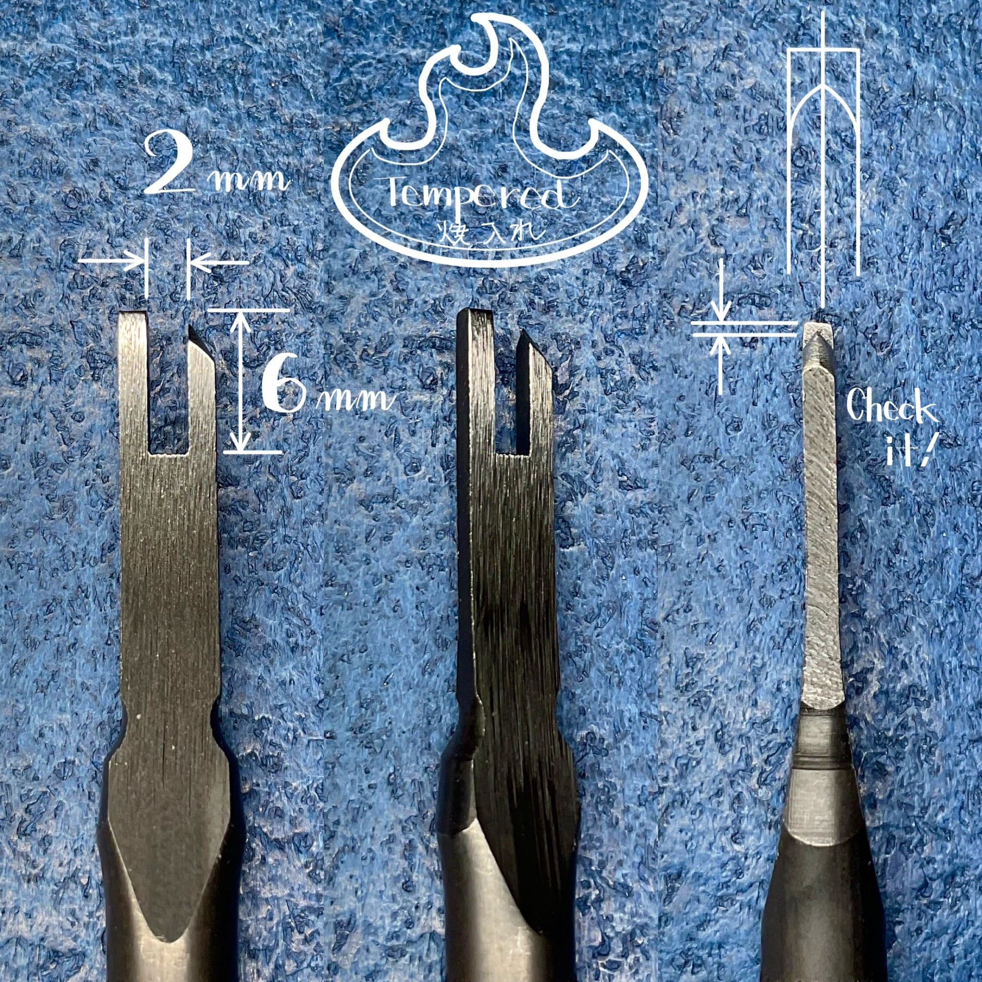 手縫い用ディバイダー(2.0mm)【特注工具販売】 | okafactory 岡製作所