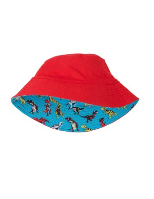 SALE　Hatley 恐竜　リバーシブル帽子　RoaringT-Rex　SunHat　Sサイズ