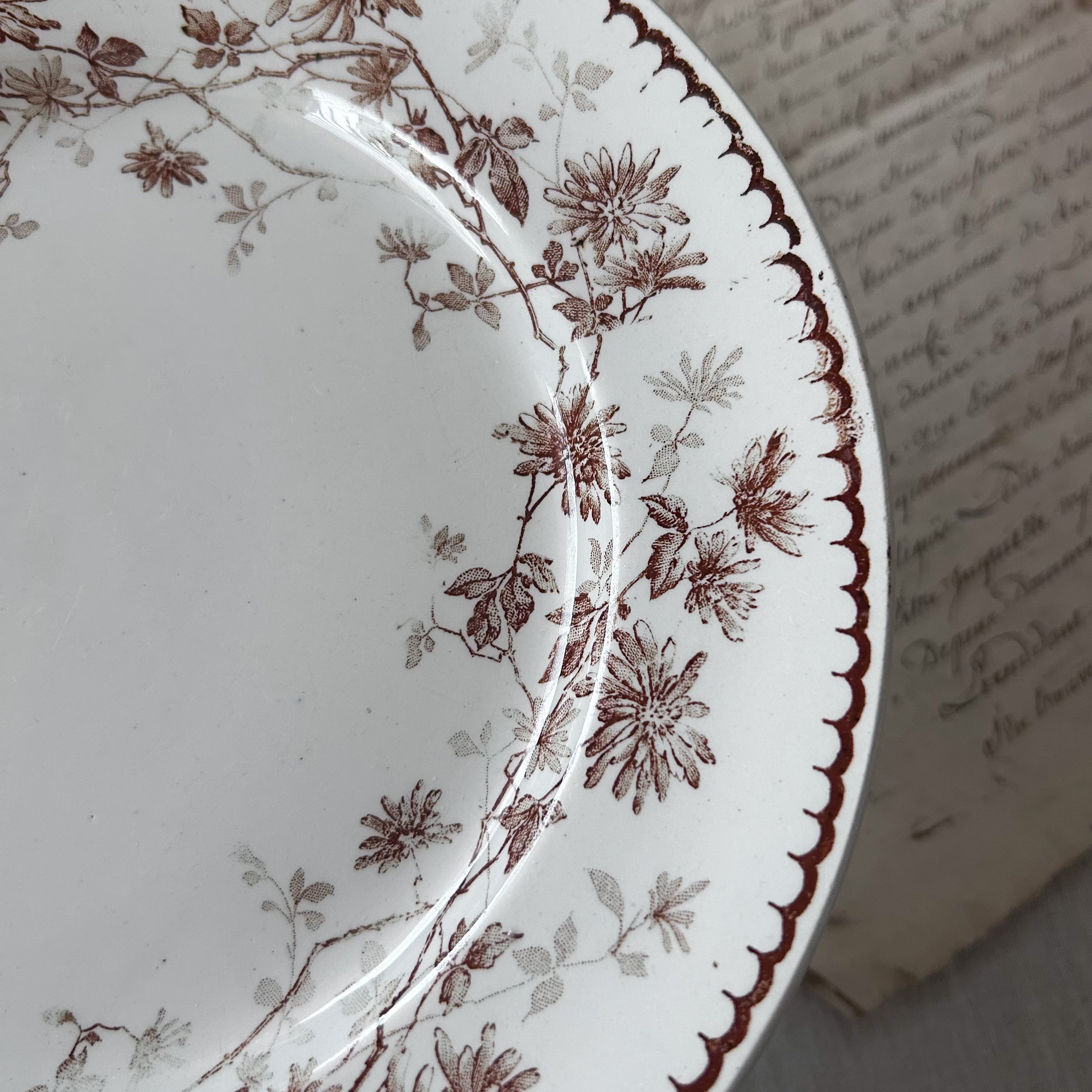 Creil et Montereau (クレイユモントロー) Mignardiseプレート D