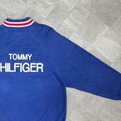 【至高】トミーヒルフィガー ハーフジップニット 90s 極希少 一点物 コットン