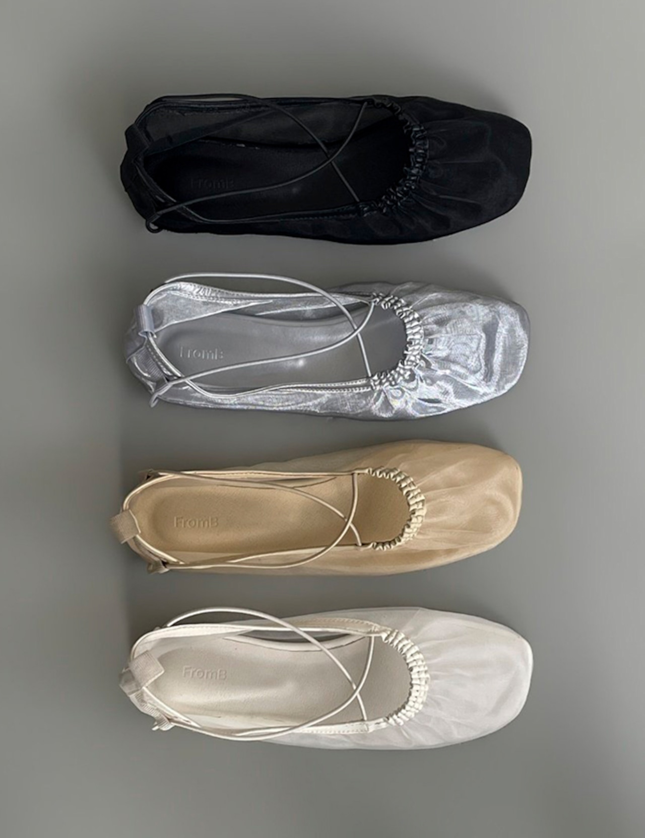 【新作5％OFF・3日間】See-through Flat Shoes_4colors
