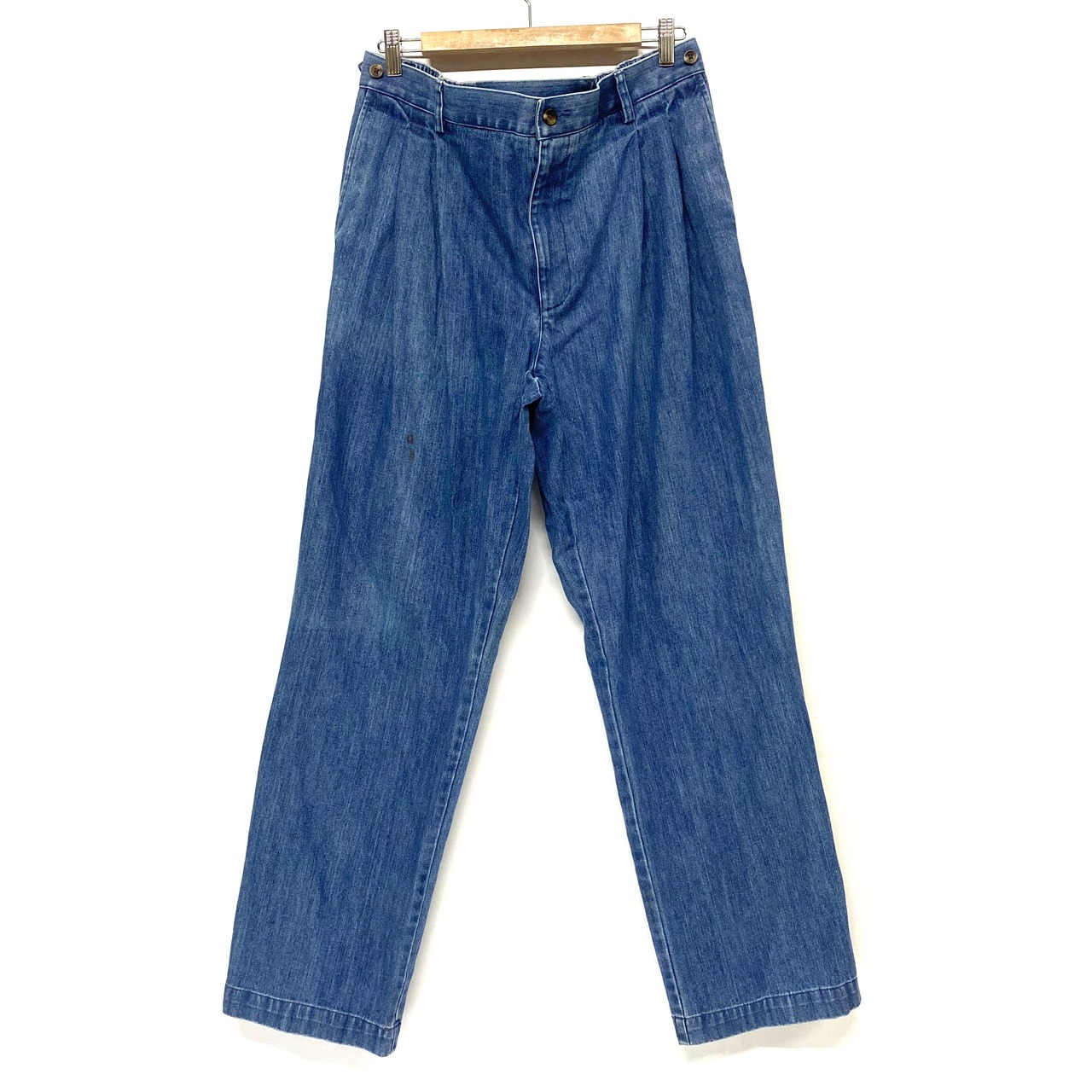 ROUNDTREE & YORKE 2タック ツータック テーパード ワイド デニム 