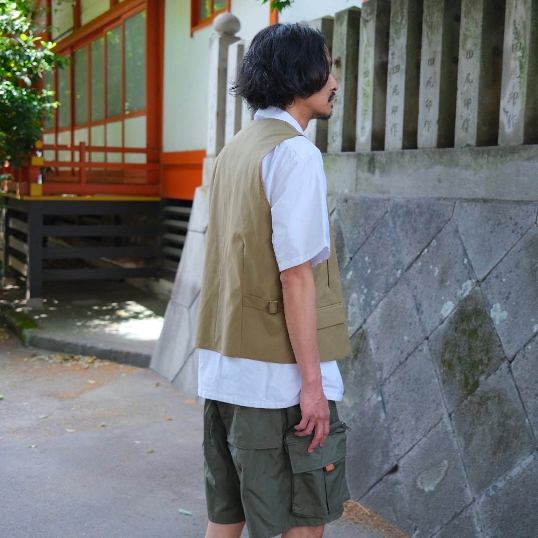 KENNETH FIELD(ケネスフィールド) / MIL SHIRTS 40/3 OXFORD-WHITE-(5