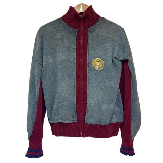 【vintage remake】ニット×スウェット ハイブリッド異素材組み合わせ　一点物