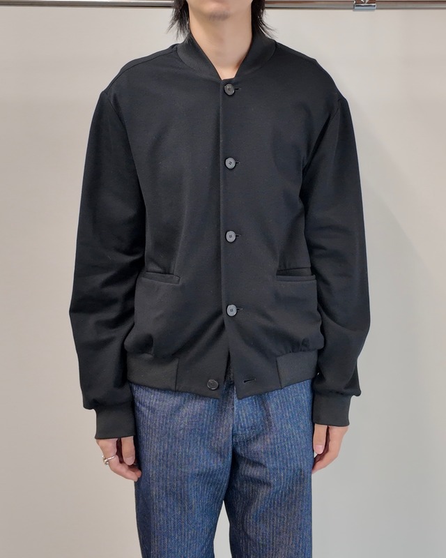 【McQ】button up versity jacket