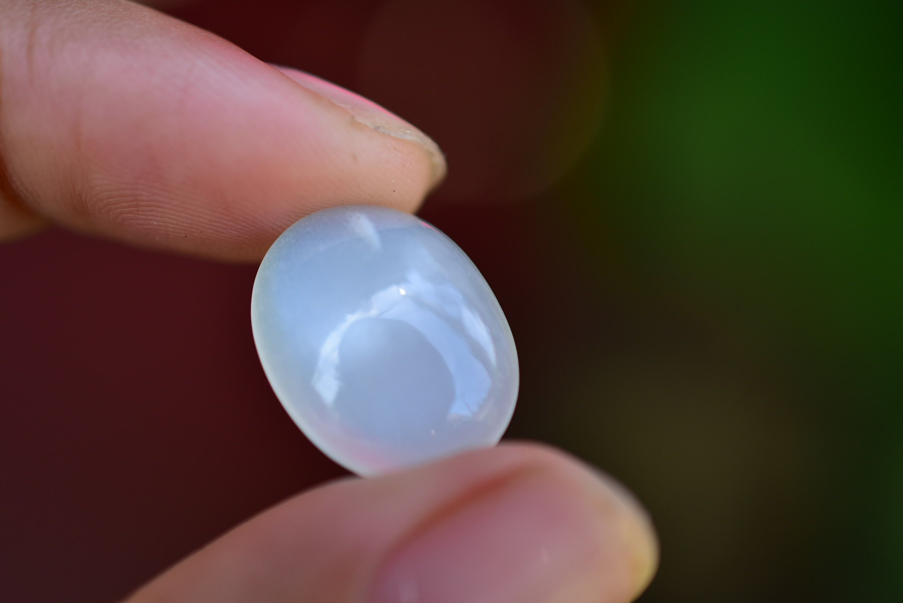 真白い月☆ホワイトムーンストーン ルース moon046 | Funky garuda